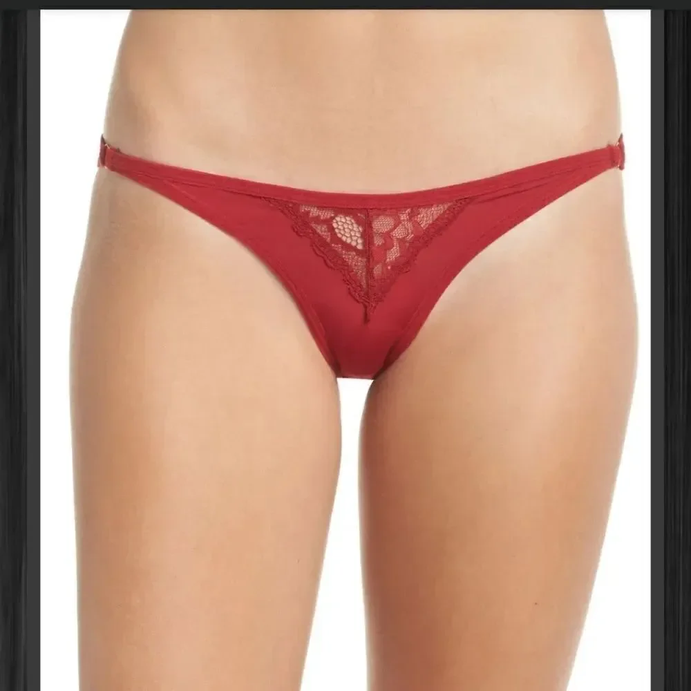 Honeydew Sydney Lace & Mesh Bikini Bottom SzSM